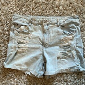American Eagle NE(X)T LEVEL STRETCH - Size 18 - Light Wash Jean Shorts